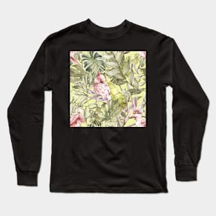 Cockatoo in the forrest Long Sleeve T-Shirt